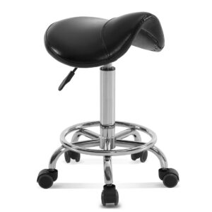 BP Friseurhocker Rollhocker H110 (Schwarz)