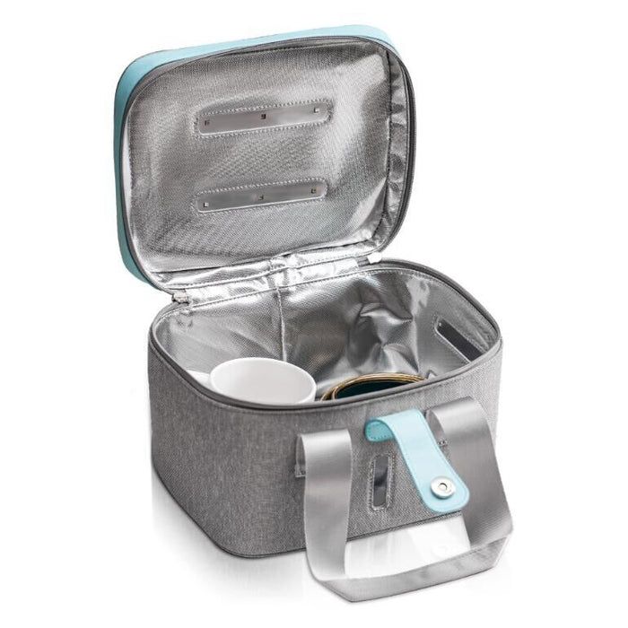 BP Tragbare UV-Licht-Sterilisator,UV-Desinfektion-Tasche Sterilisationsbeutel USB Aufladbar mit 6 UVC+6 LEDs TG27BY – Bild 2