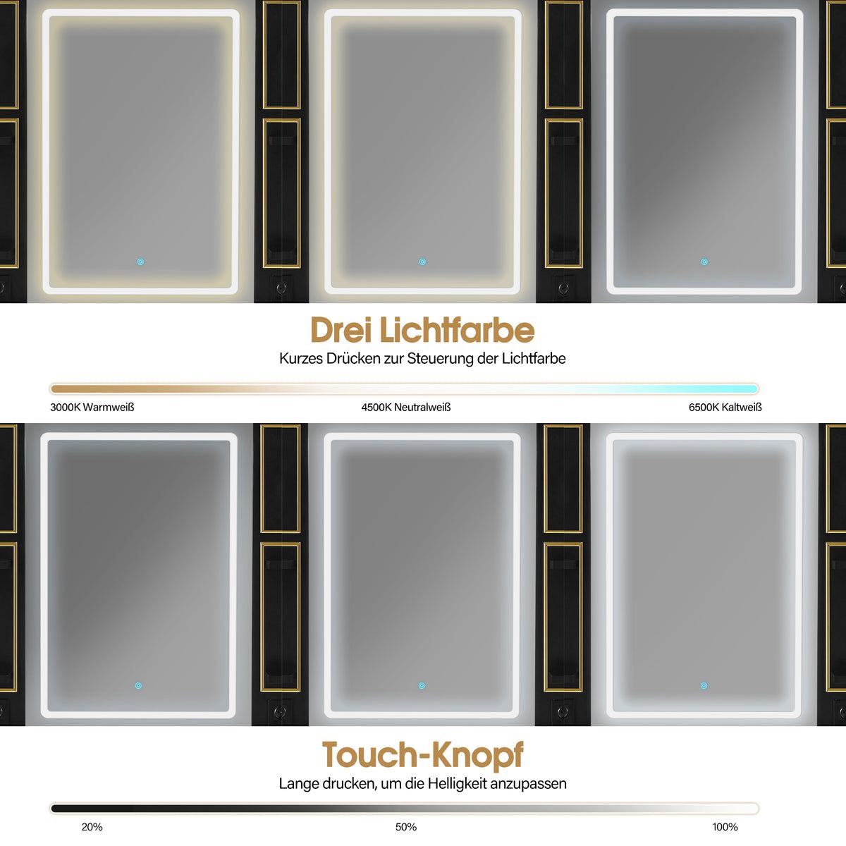 BP Friseurplatz Bedienplatz Arbeitsplatz mit 2 Schubladen, 2 Schränke und 4 Ablagen – mit LED Beleuchtung 3161 – Bild 5