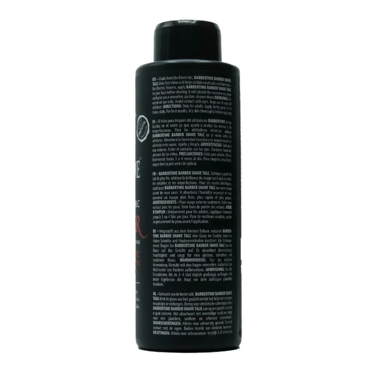 BARBERTIME Barber Shave Talc Powder Talkum Puder Nackenpuder 180g – Bild 3