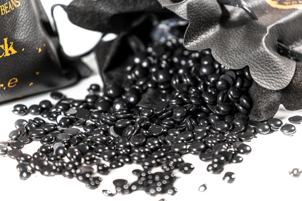 BARBERTIME Hard Wax Beans Heißwachslerne Warmwachs 500g Black – Bild 3