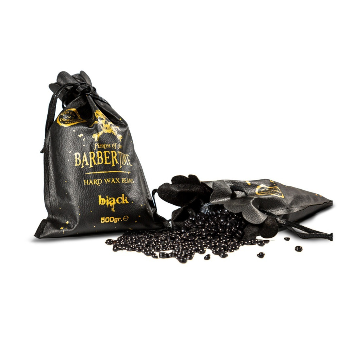 BARBERTIME Hard Wax Beans Heißwachslerne Warmwachs 500g Black