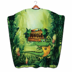 BM Professioneller Friseurumhang Kinderumhang Schneideumhang 138x158 BM-C004 Jungle