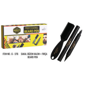 Nano Absolute Bartfarbe Bartfüllungsstift Bartstift mit Bartbürste G-576