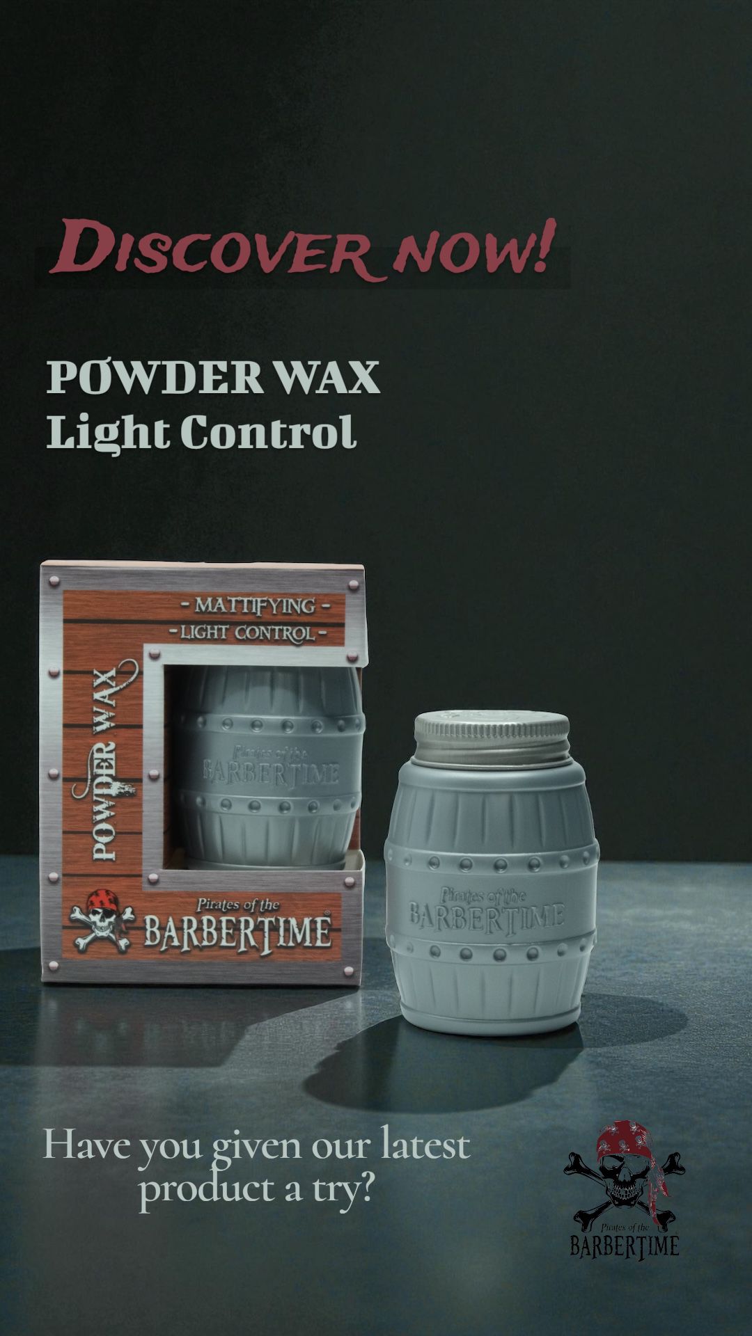 BARBERTIME Powder Wax Puderwachs Matt Volume 20g Leichter Halt – Bild 2