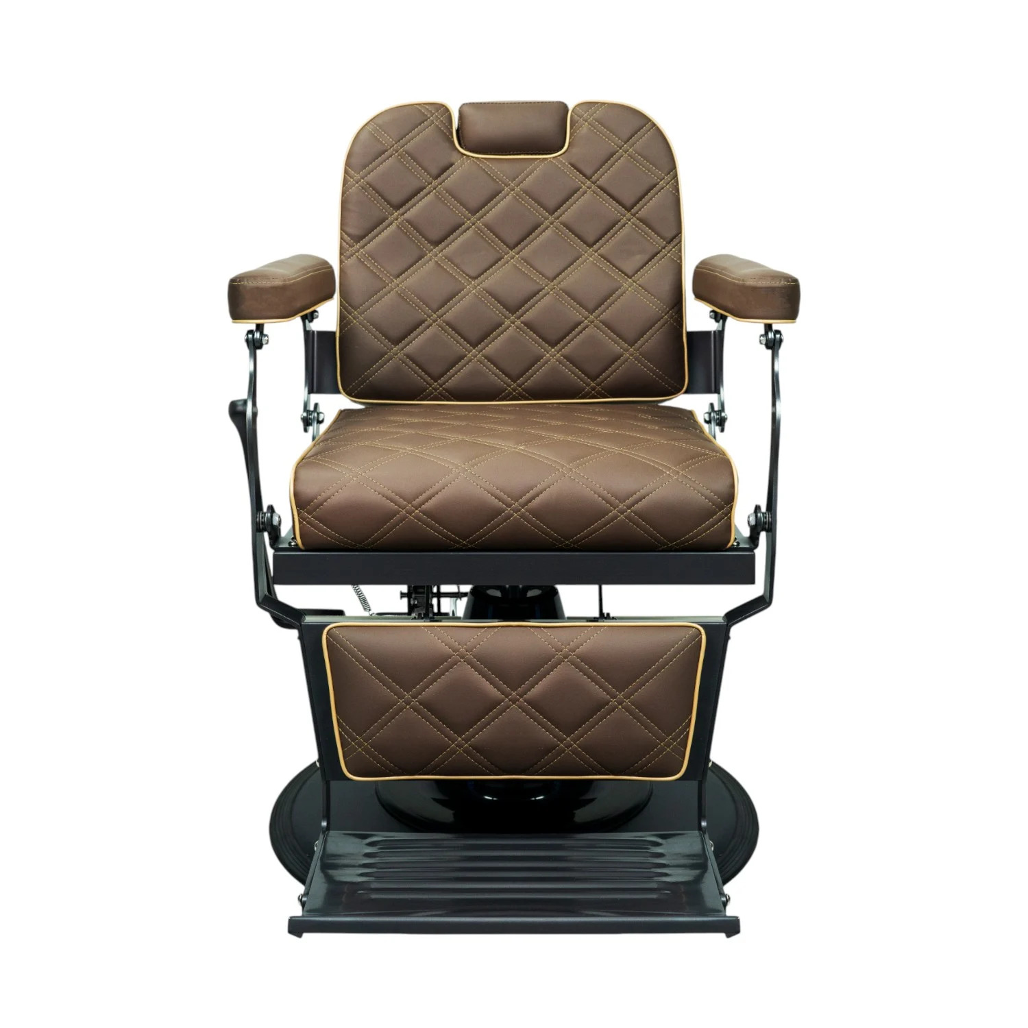 WK BRUSK - BLACK BARBER CHAIR / Barberstuhl Herrenfrisierstuhl