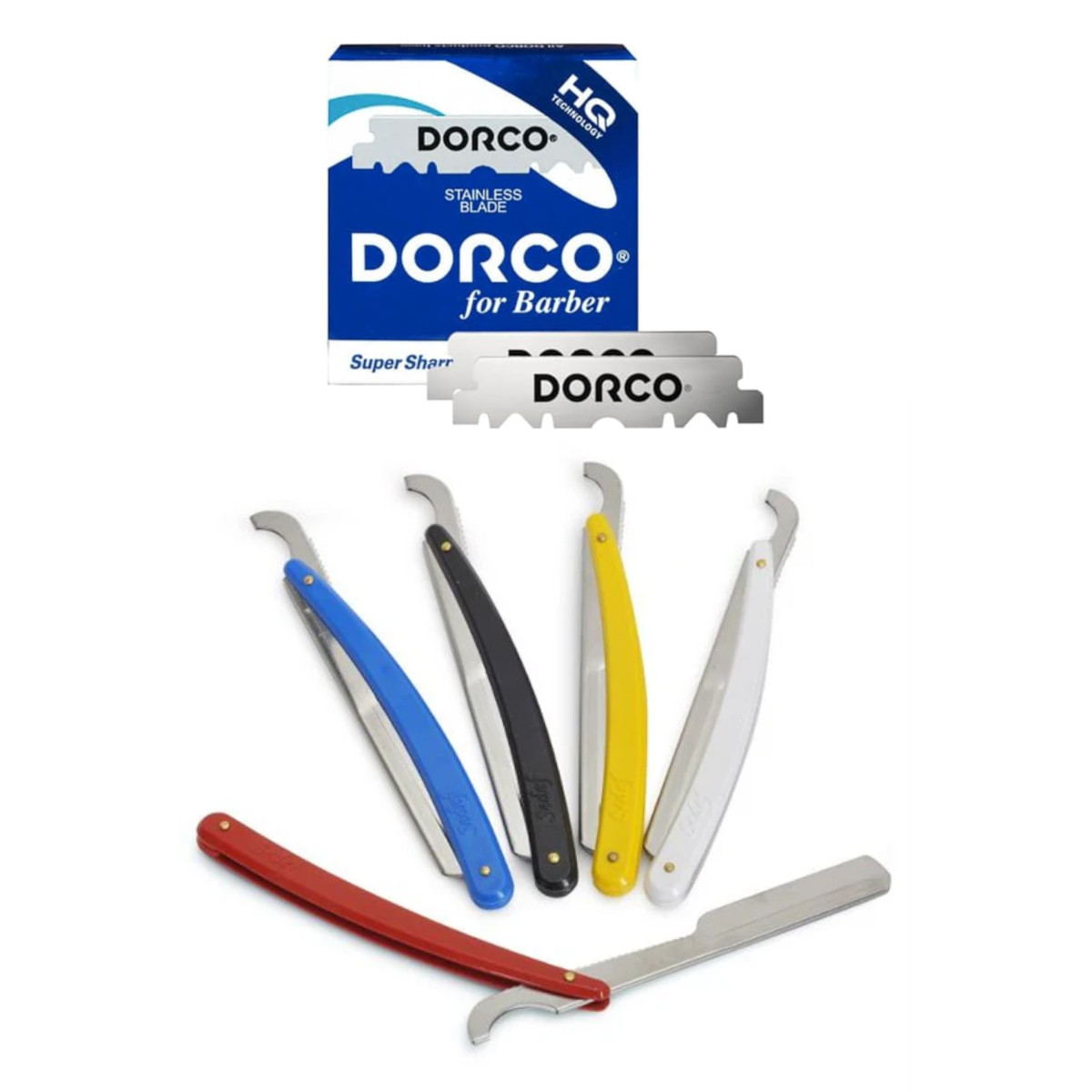 SPARSET DORCO Rasierklingen 100er Pack + 1 Stück Sedef Rasiermesser