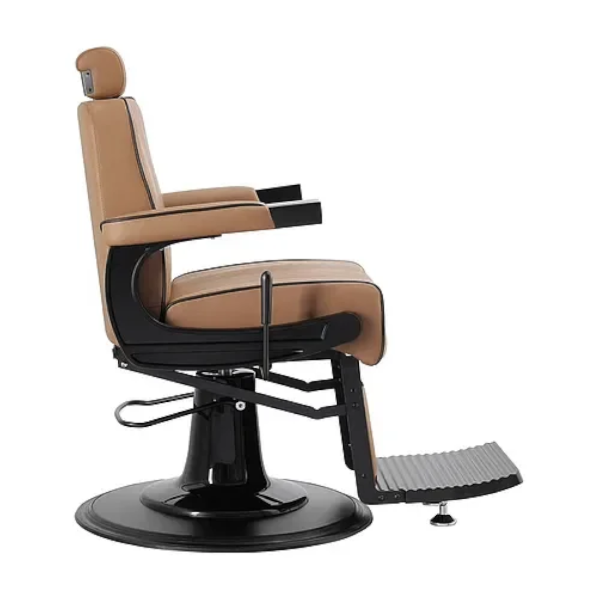 WK DOUR - CAMEL BARBER CHAIR / Barberstuhl Herrenfrisierstuhl – Bild 3