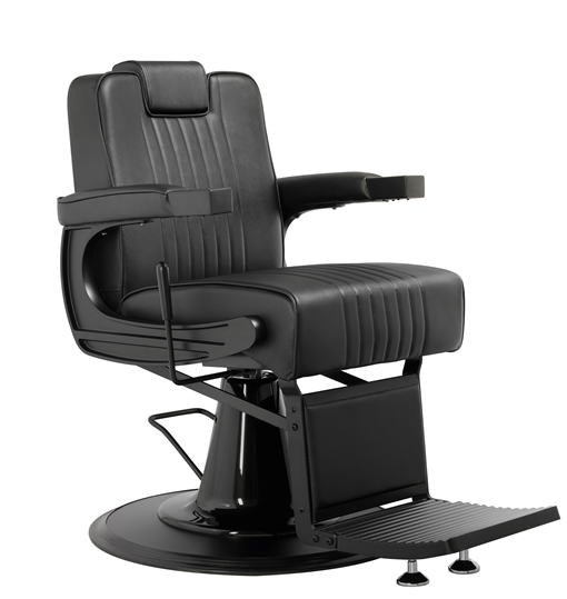 WK  FADE 2.0 - BLACK BARBER CHAIR / Barberstuhl Herrenfrisierstuhl