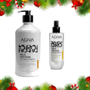 AGIVA Geschenkset Damen : Shampoo 1L, Haarmilch 200ml