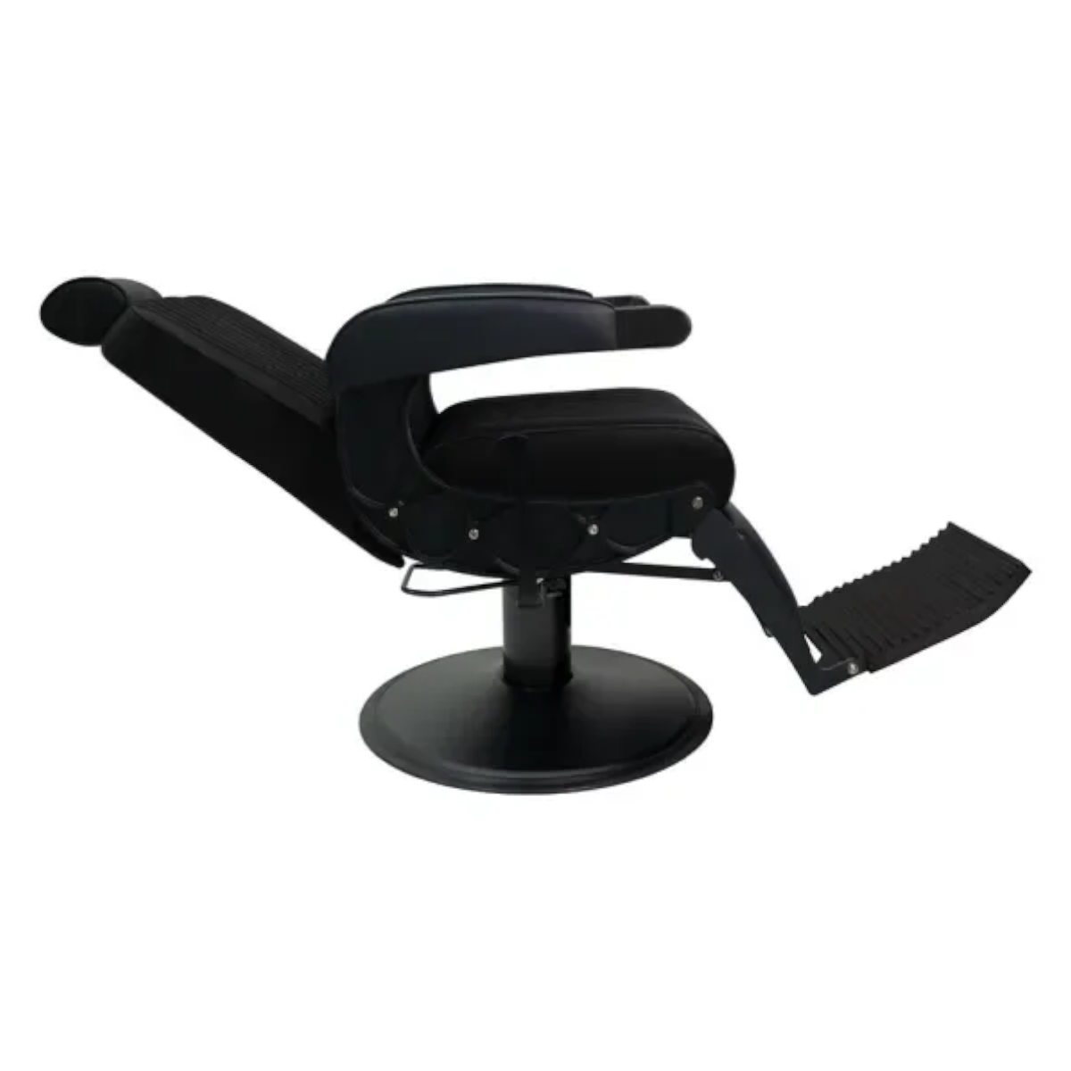 WK MUSTANG BLACK BARBER CHAIR / Barberstuhl Herrenfrisierstuhl – Bild 5
