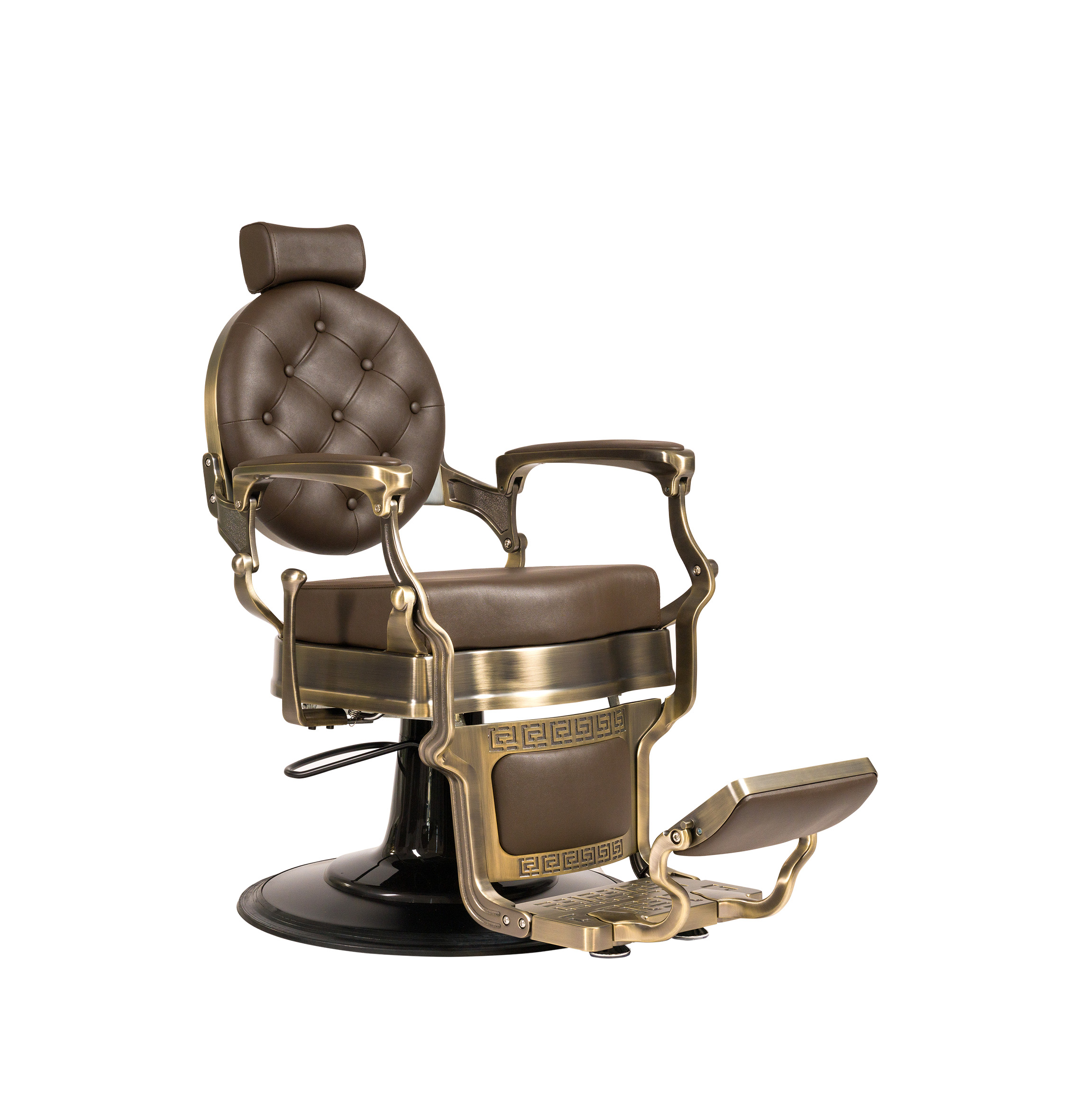 WK BUZZ BRONZE – BROWN BARBER CHAIR / Barberstuhl Herrenfrisierstuhl