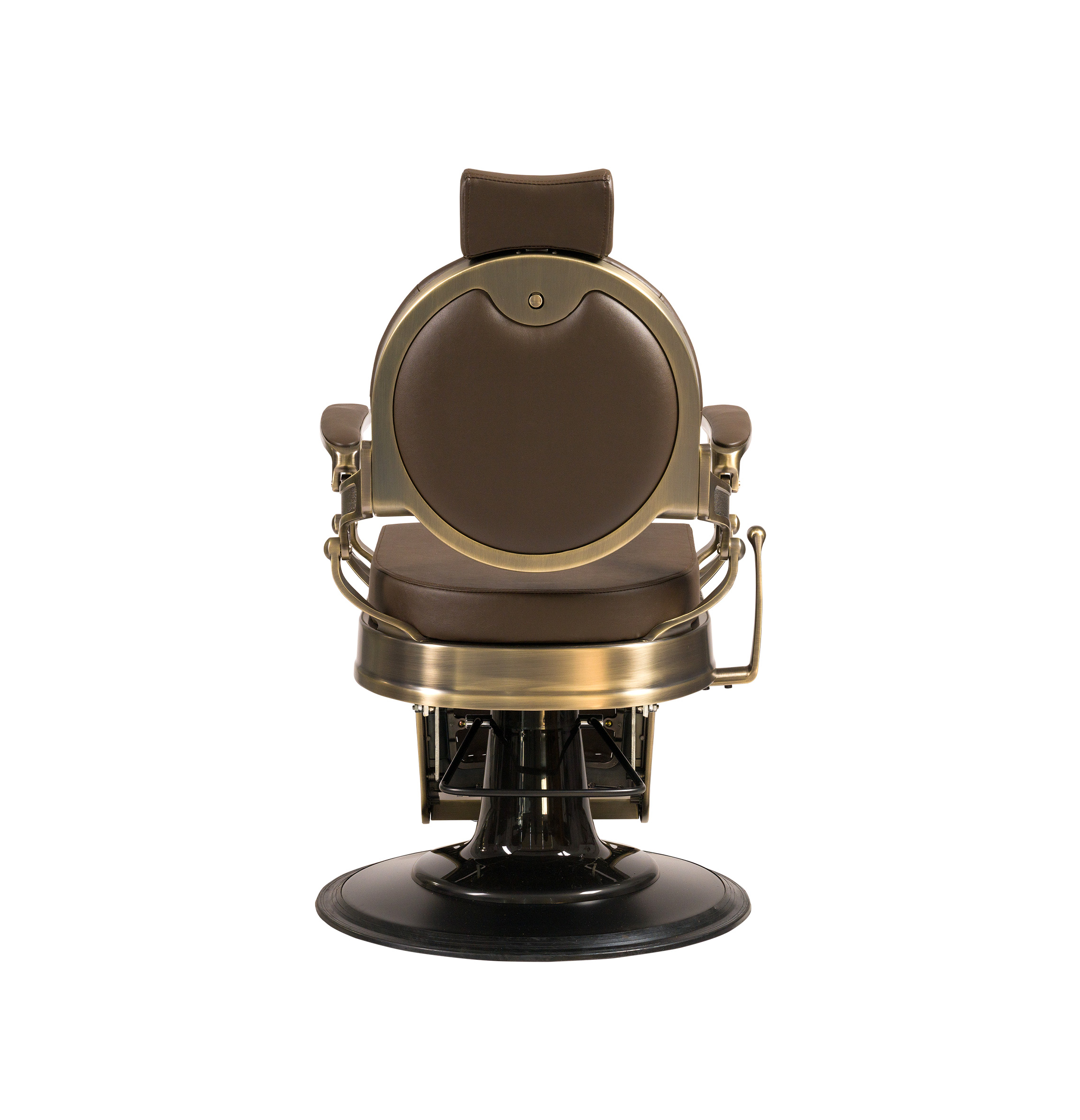 WK BUZZ BRONZE – BROWN BARBER CHAIR / Barberstuhl Herrenfrisierstuhl – Bild 3