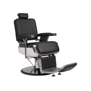 WK FRINGE - BLACK BARBER CHAIR / Barberstuhl Herrenfrisierstuhl