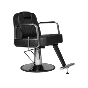 WK LAYER - BLACK BARBER CHAIR / Barberstuhl Herrenfrisierstuhl