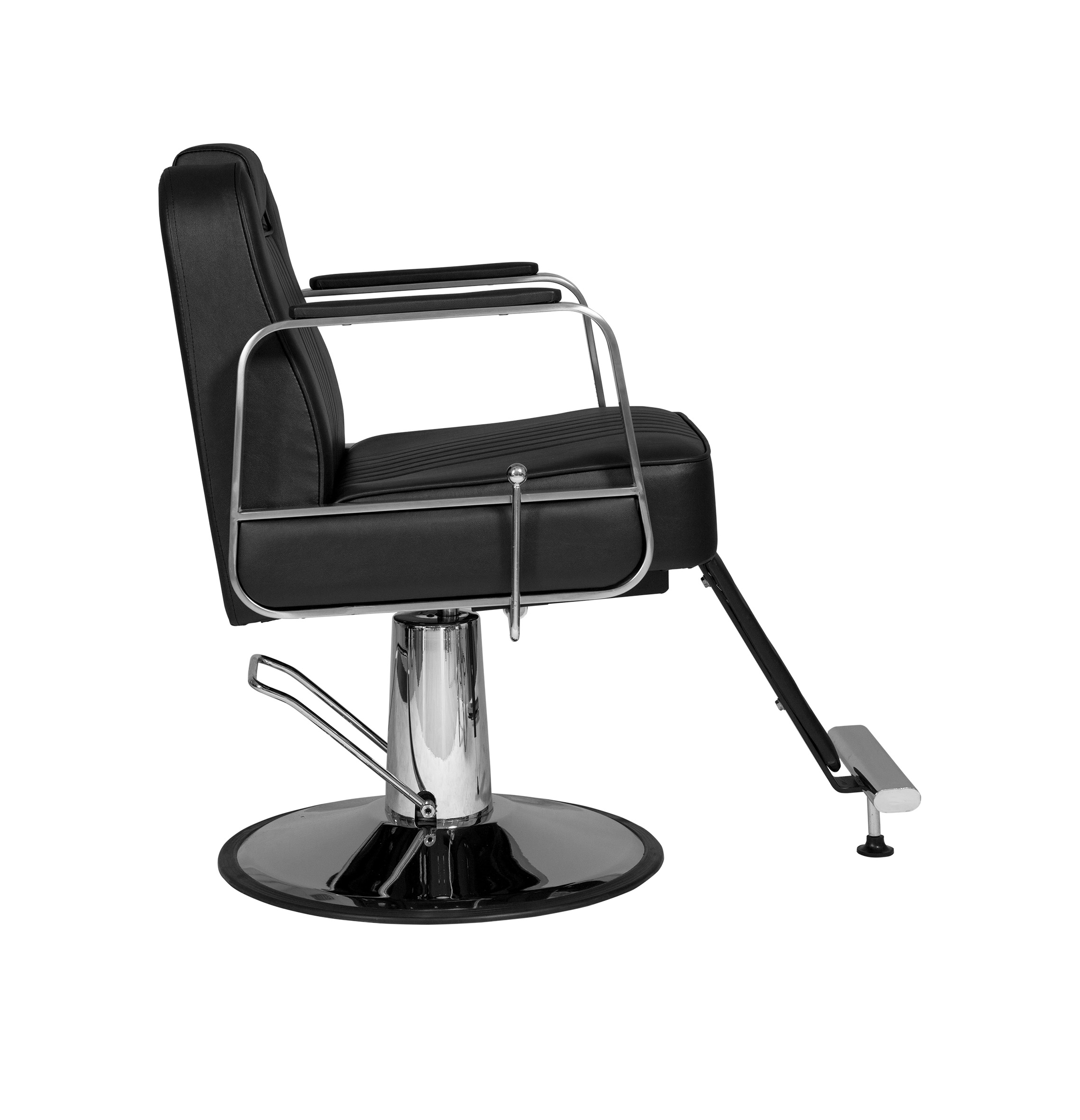 WK LAYER - BLACK BARBER CHAIR / Barberstuhl Herrenfrisierstuhl – Bild 5