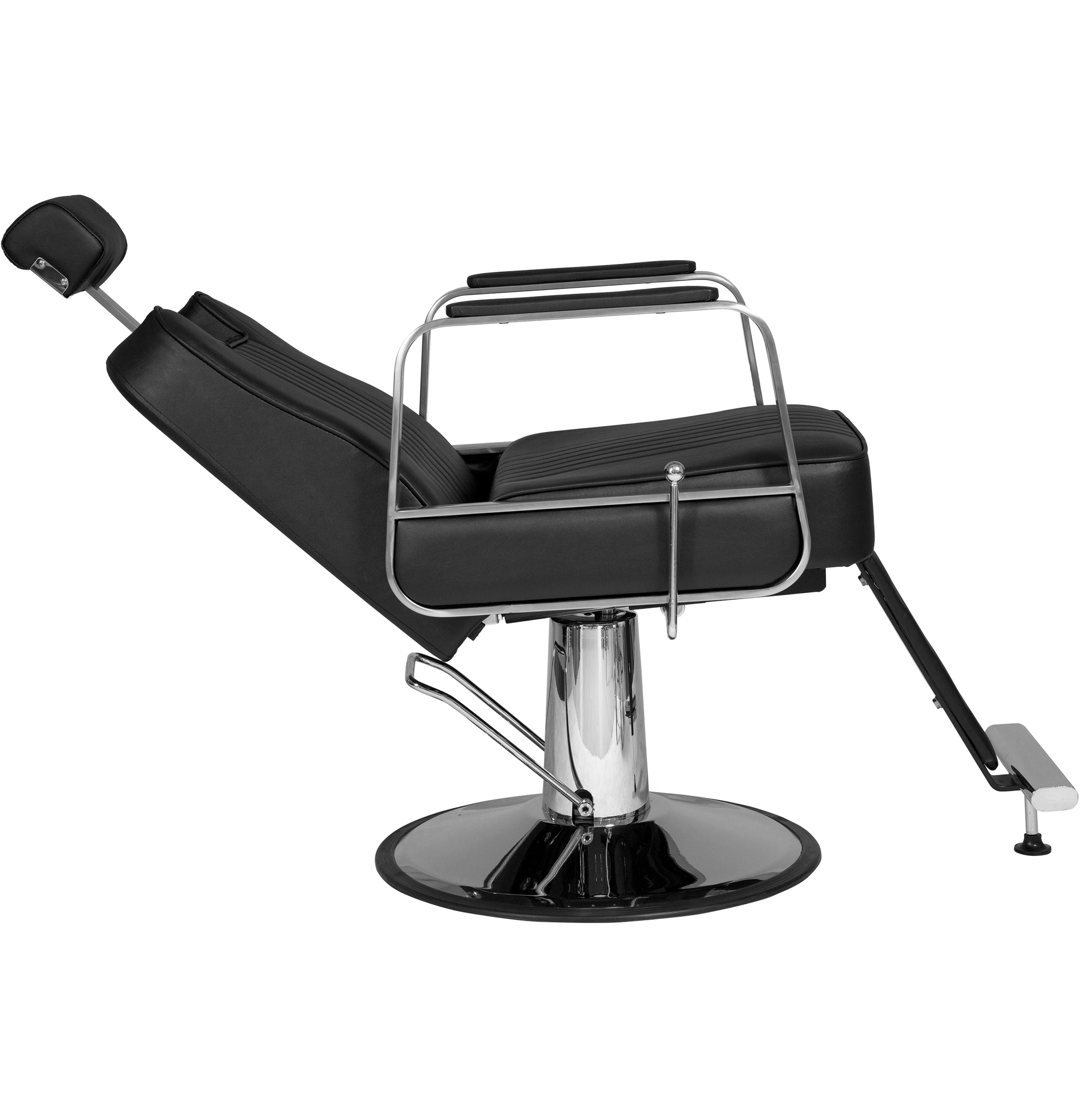 WK LAYER - BLACK BARBER CHAIR / Barberstuhl Herrenfrisierstuhl – Bild 6