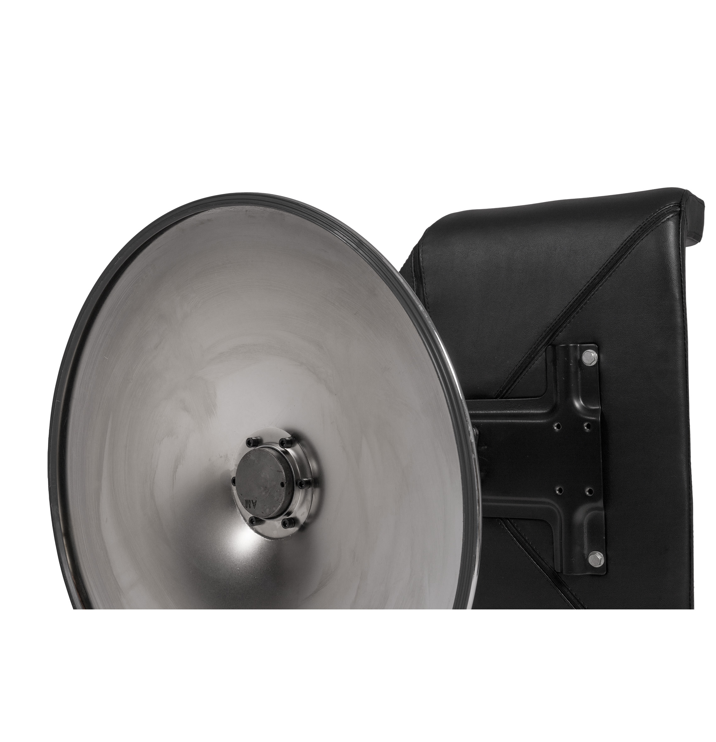 WK BOHO - BLACK ROUND BASE STYLING CHAIR / Damen Friseurstuhl – Bild 5