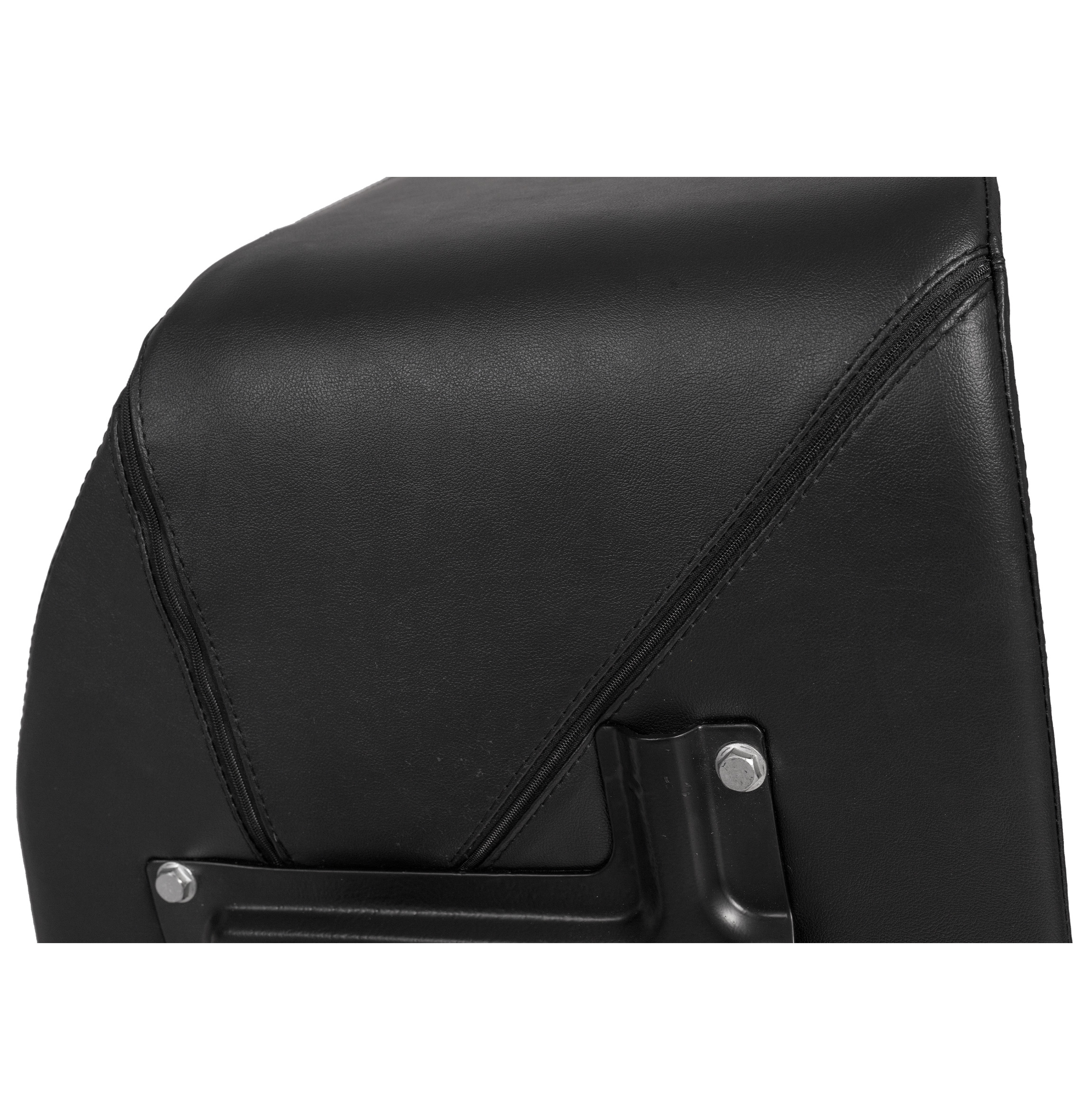 WK BOHO - BLACK ROUND BASE STYLING CHAIR / Damen Friseurstuhl – Bild 6