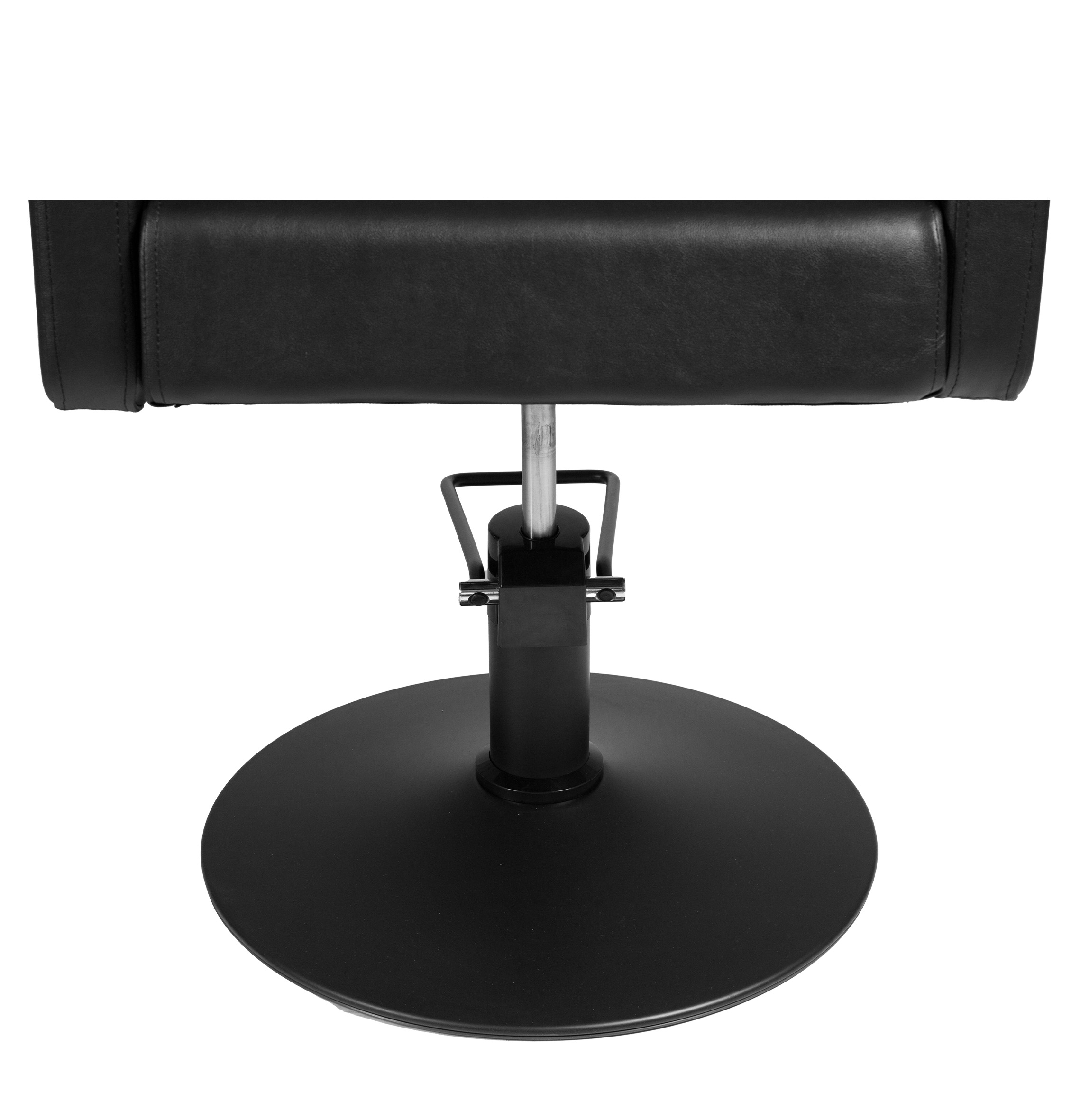 WK CLASS R - BLACK ROUND BASE STYLING CHAIR / Damen Friseurstuhl – Bild 5