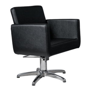 WK CHIC E - BLACK STAR BASE STYLING CHAIR / Damen Friseurstuhl