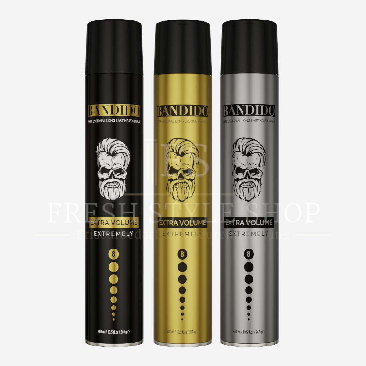 SPARSET Bandido Haarspray Hair Spray Extra Volume Extremely Stark 400ml ( Stückzahl und Sorte Auswählbar )