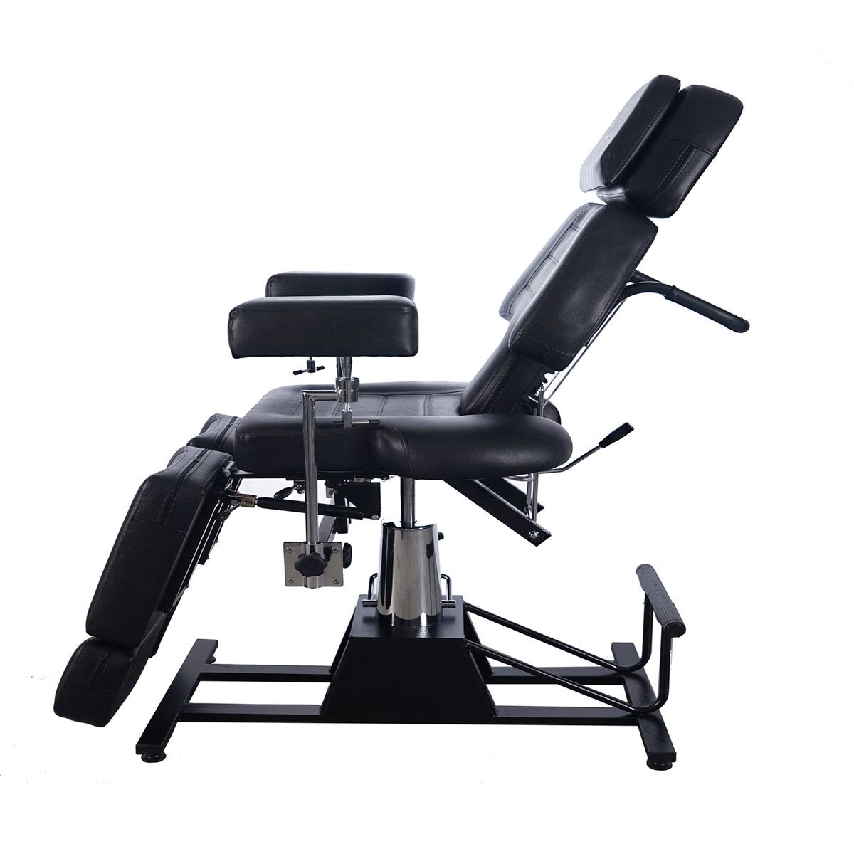 BP Hydraulische Tattooliege Massageliege Kosmetikliege Therapieliege 0232 Schwarz – Bild 4