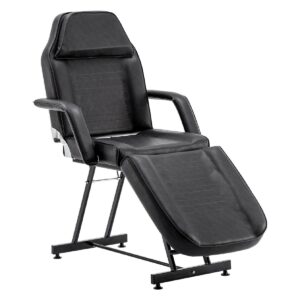 BP Kosmetikliege Therapieliege Massageliege Tattooliege Kosmetikstuhl 0015 Schwarz