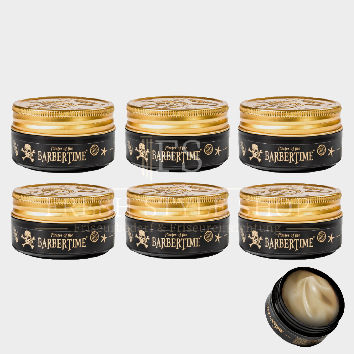 SPARSET 6x BARBERTIME Brillantine Haarstyling-Creme 100ml