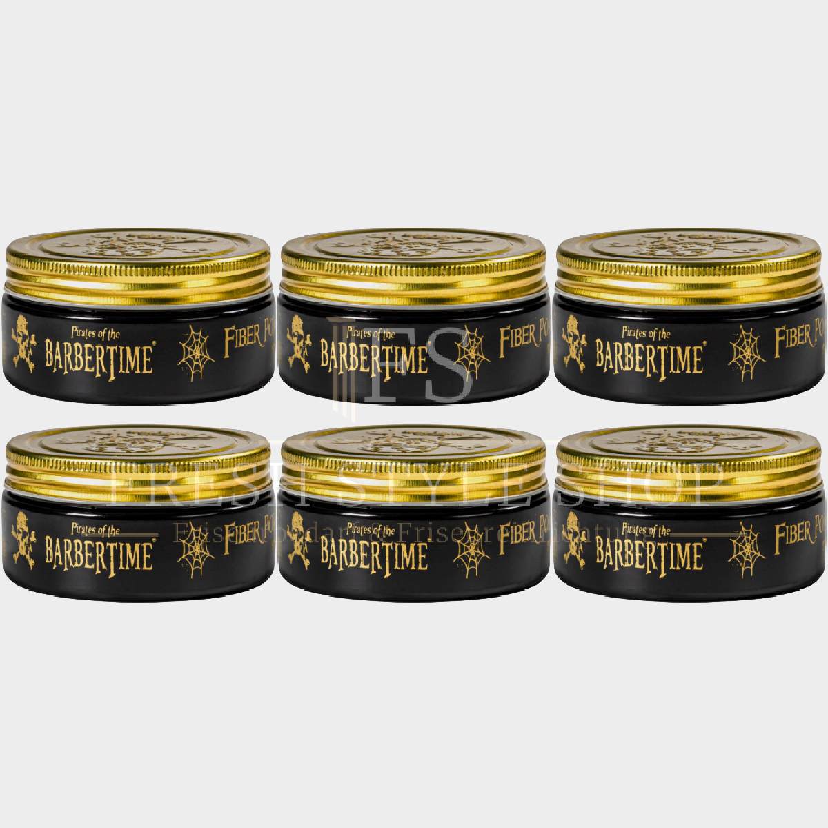 SPARSET 6x BARBERTIME Haarpomade Hair Pomade Styling Pomade 150ml Fiber Pomade