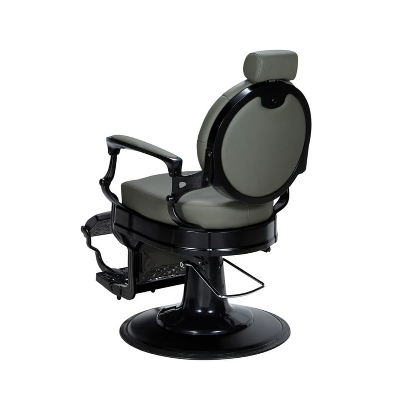 MIRPLAY Barberstuhl - Herrenfriseurstuhl CHECK GY – Bild 3