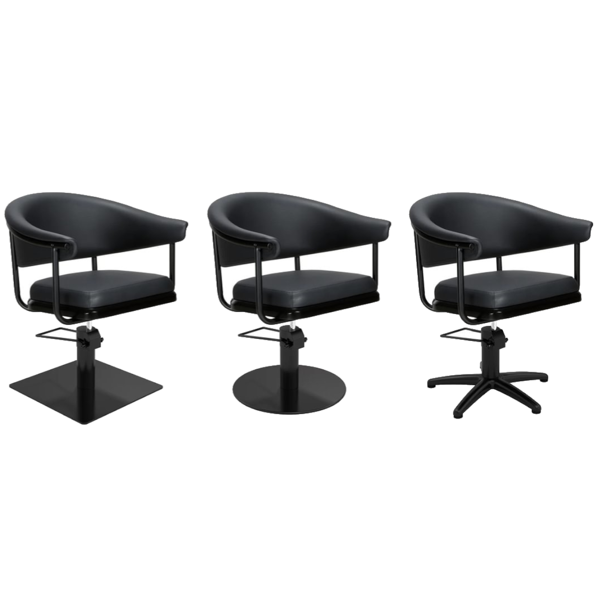 MIRPLAY Friseurstuhl – Damenstuhl Frisierstuhl LYRA B Modelle Auswählbar