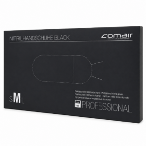 Comair Nitrilhandschuhe sz 100er Box puderfrei Schwarz ( Größe M )