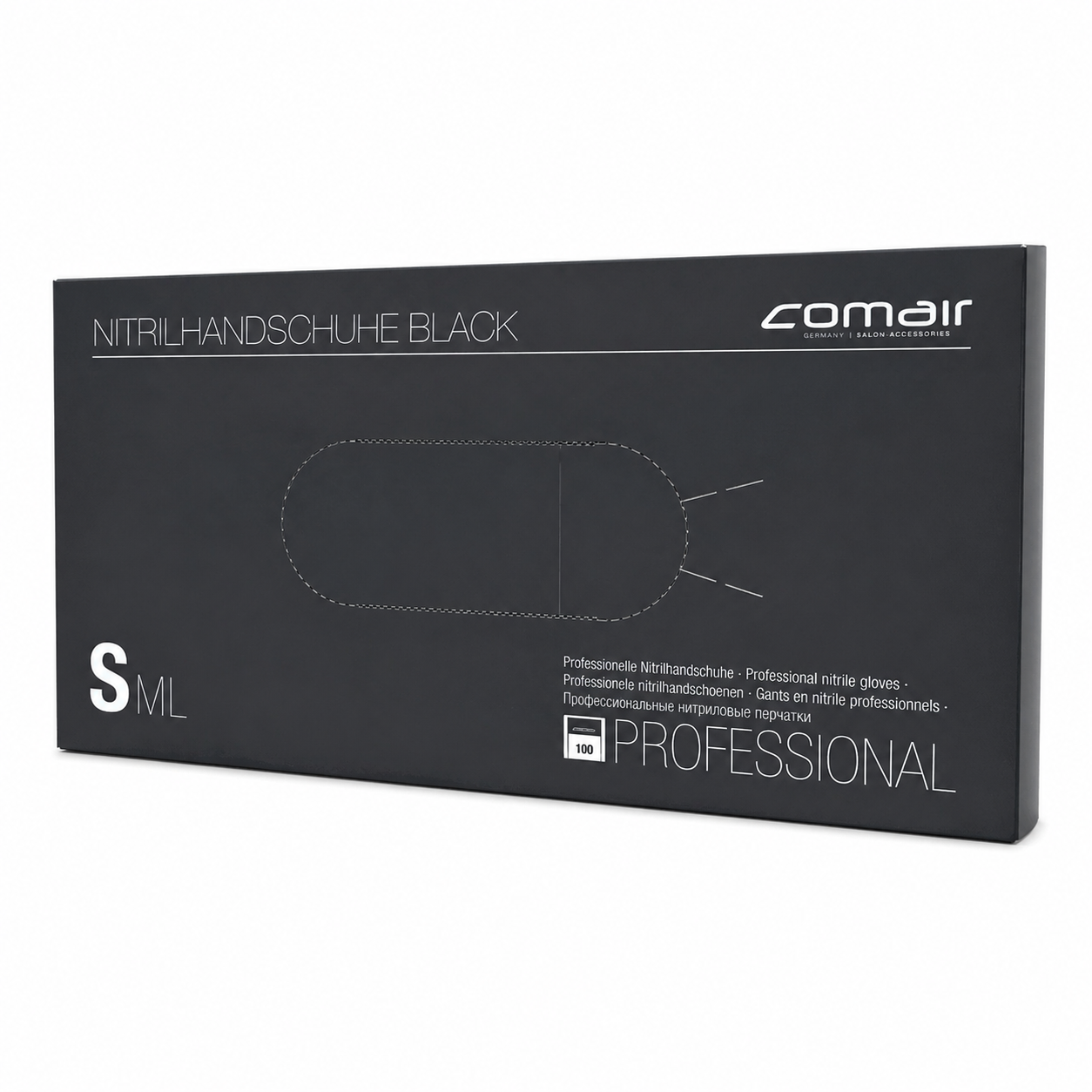 Comair Nitrilhandschuhe sz 100er Box puderfrei Schwarz ( Größe S )